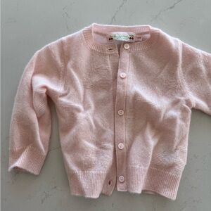 No point Cashmere cardigan with cherry detail size 12M